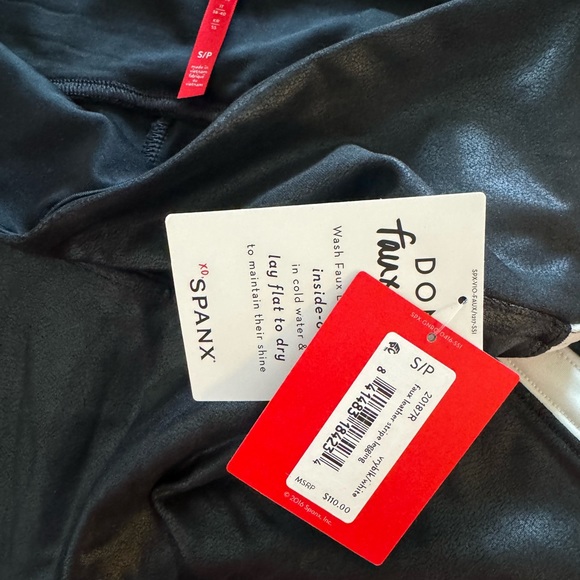 Spanx Faux leather stripe legging - Picture 2 of 6